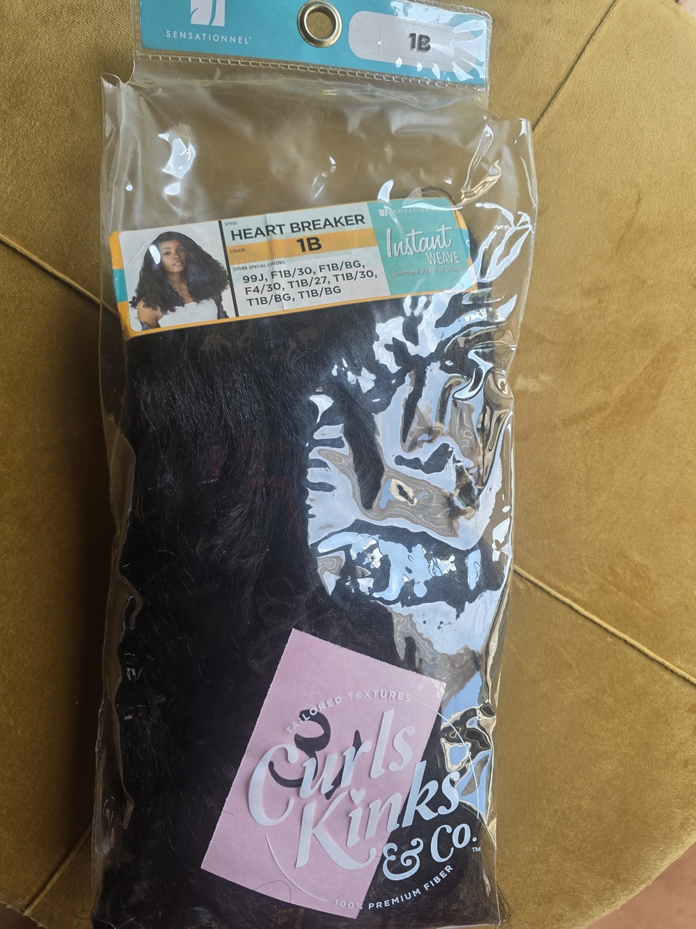 Heart Breaker Instant Weave - 1B Black